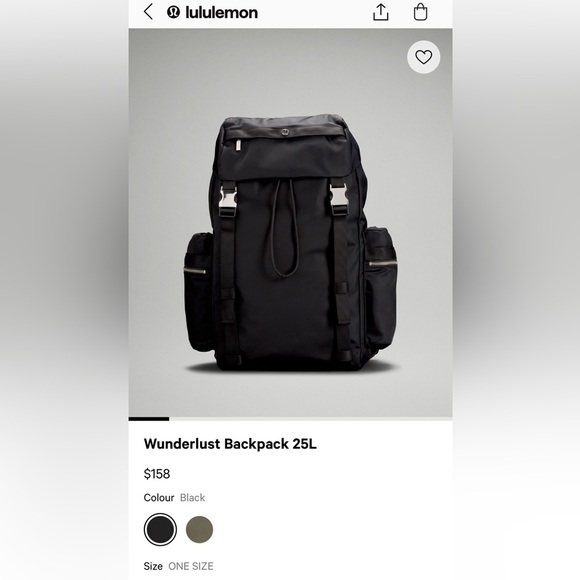 Lululemon Wunderlust Backpack 25L - Picture 4 of 4